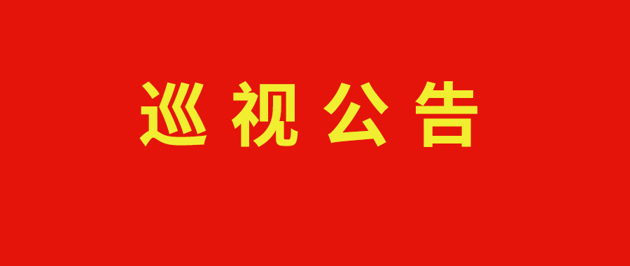 巡视公告